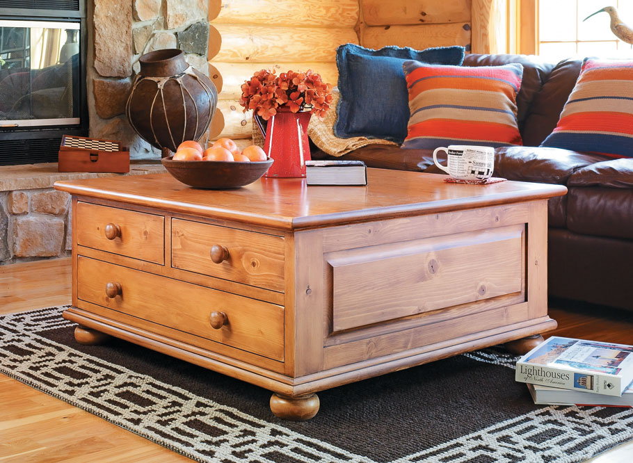 Rustic Coffee Table with Storage – Amazon Review